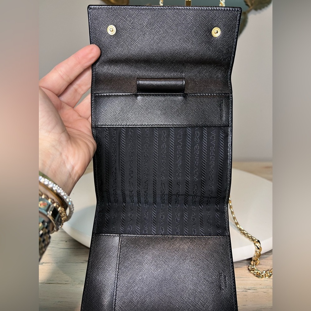 Prada Saffiano Leather Agenda / Passport Wallet - Picture 7 of 9